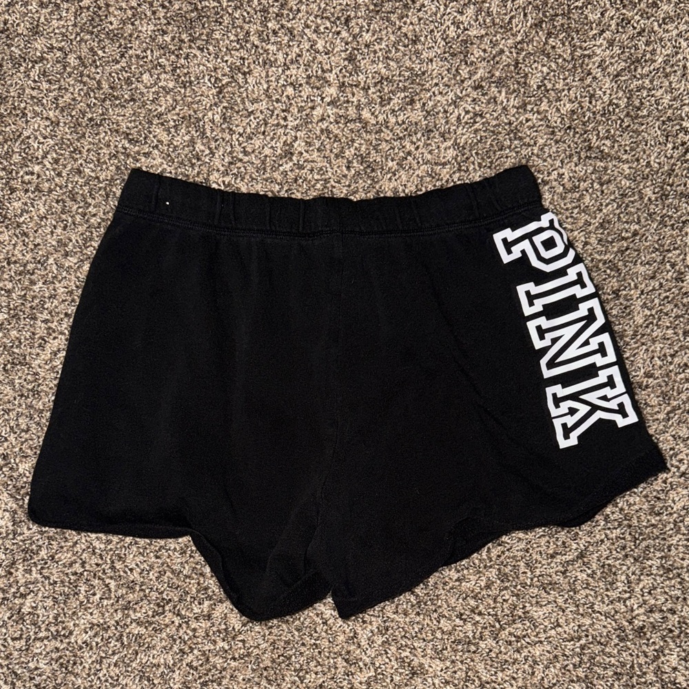 PINK Victoria's Secret Black Shorts size Medium
